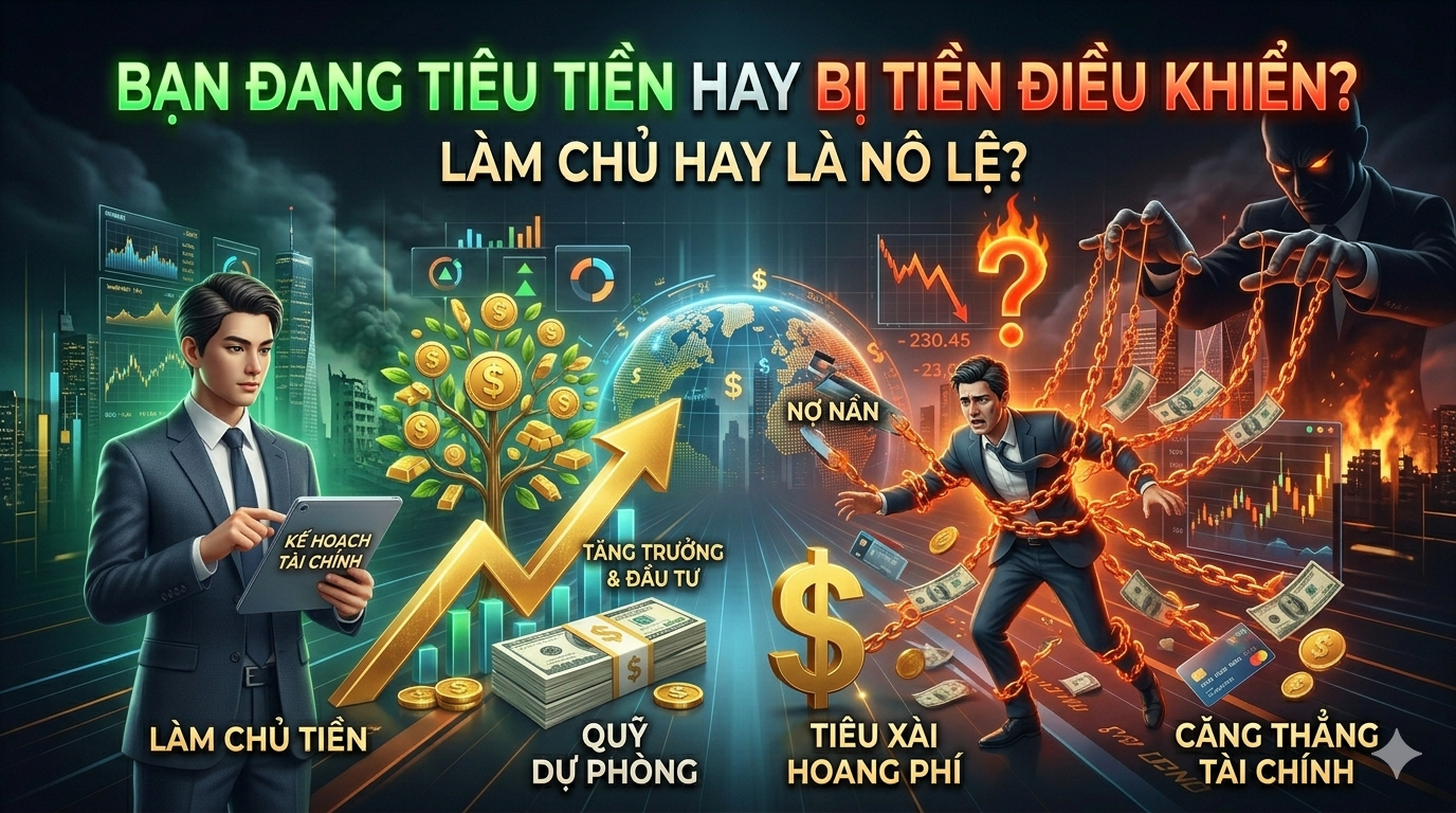 Bạn Đang Tiêu Tiền Hay Bị Tiền Điều Khiển?